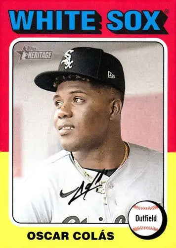 2024 Topps Heritage #218 Oscar Colas NM-MT White Sox ID:70392 - Trading Cards