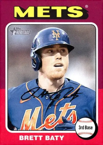 2024 Topps Heritage #219 Brett Baty NM-MT Mets ID:70393 - Trading Cards