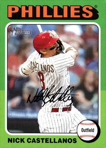 2024 Topps Heritage #270 Nick Castellanos NM-MT Phillies ID:70404 - Trading Cards