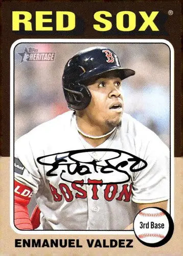 2024 Topps Heritage #288 Enmanuel Valdez NM-MT Red Sox ID:70410 - Trading Cards