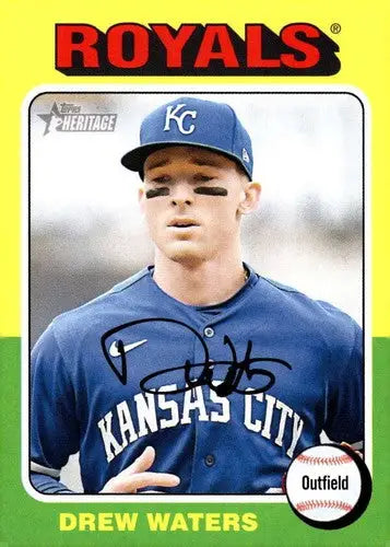 2024 Topps Heritage #323 Drew Waters NM-MT Royals ID:70421 - Trading Cards
