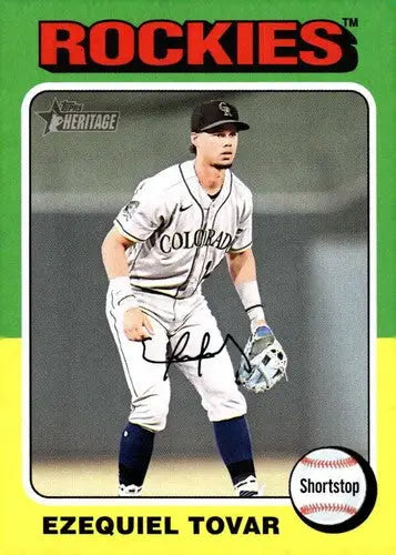 2024 Topps Heritage #328 Ezequiel Tovar NM-MT Rockies ID:70424 - Trading Cards