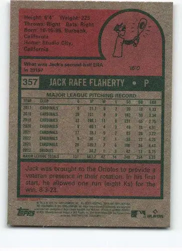 2024 Topps Heritage #357 Jack Flaherty NM-MT Tigers ID:70437 - Trading Cards