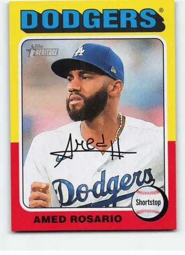 2024 Topps Heritage #377 Amed Rosario NM-MT Dodgers ID:70443 - Trading Cards