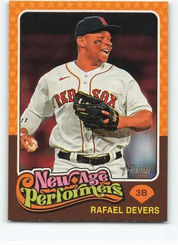 2024 Topps Heritage New Age Performers #NAP-19 Rafael Devers NM-MT Red ID:70350 - Trading Cards