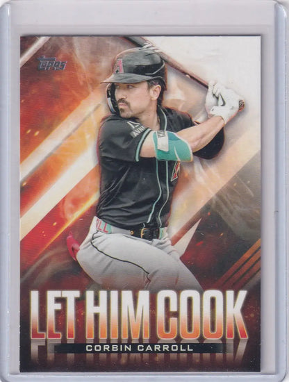 Baseball trading card of Corbin Carroll Arizona Diamondbacks 2024 Topps LHC3 Corbin