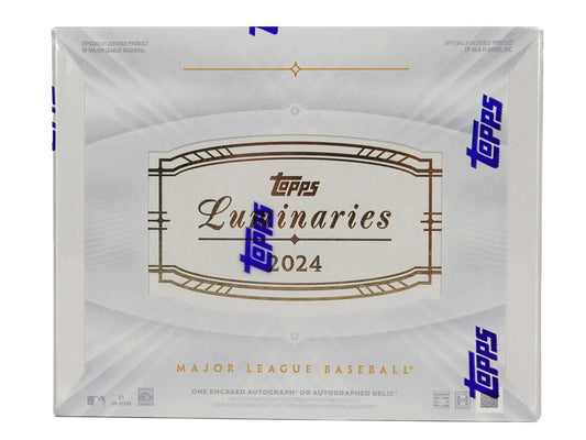 2024 Topps Luminaries Baseball Hobby Box featuring home run kings and rare cards