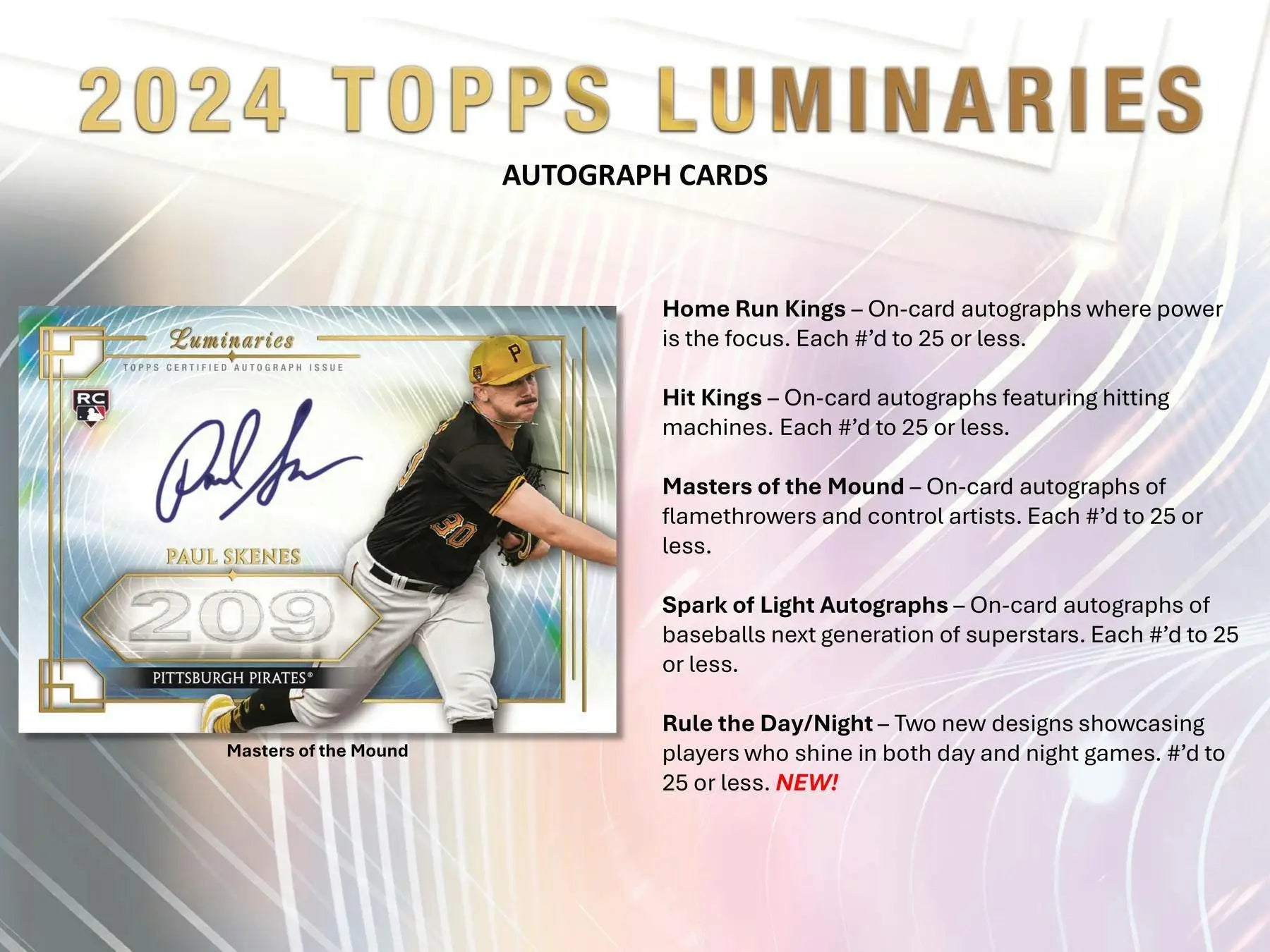 2024 Topps Luminaries Baseball Card featuring Home Run Kings from the Hobby Box