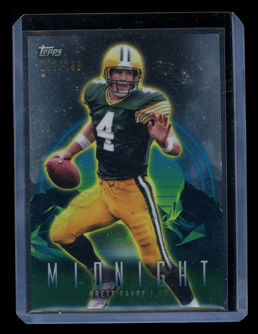 2024 Topps Midnight Brett Favre football card product image showcasing Midnight Brett Favre