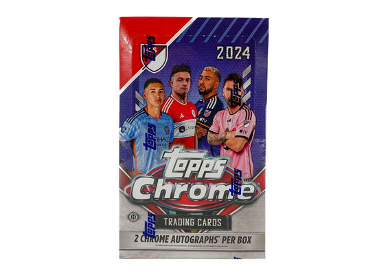 2024 Topps MLS Chrome Hobby Box with refractor parallel and superfractor parallels