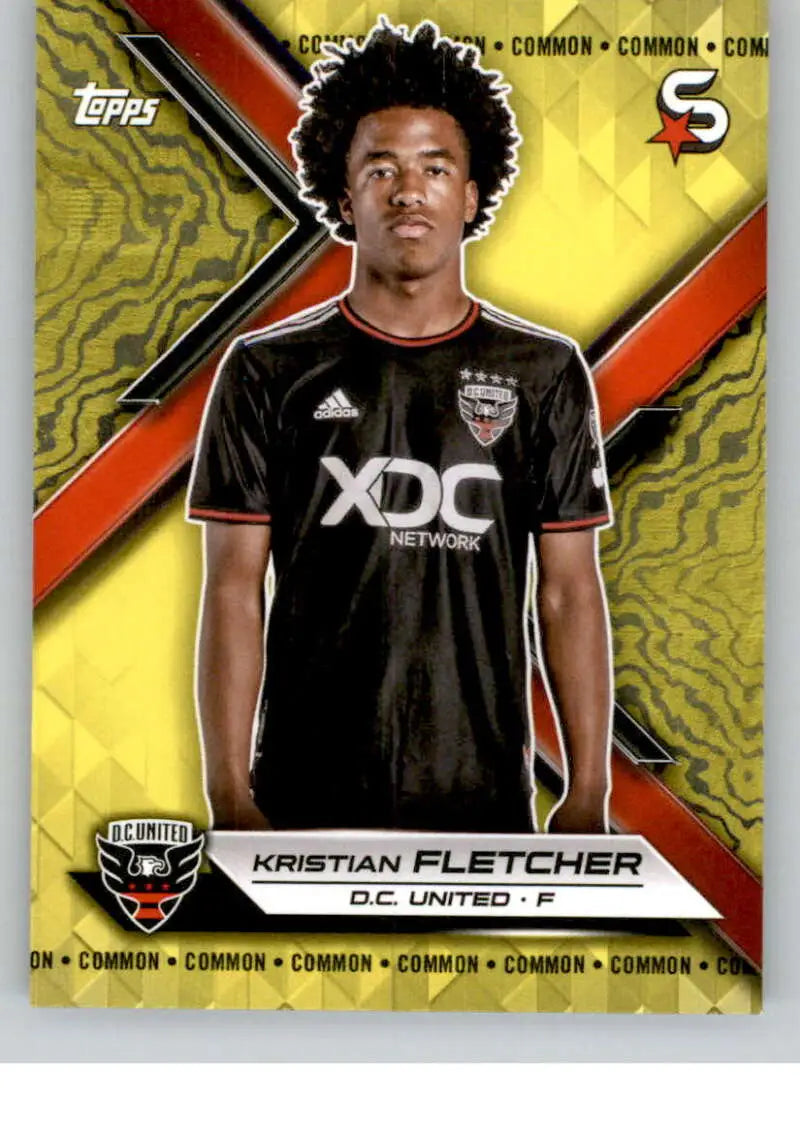2024 Topps MLS Superstars Common Yellow #53 Kristian Fletcher NM-MT D.C. United Soccer Card