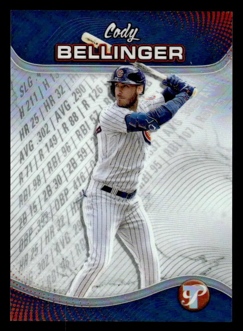 Baseball trading card featuring Cody Bellinger from 2024 Topps Pristine Pristine Production