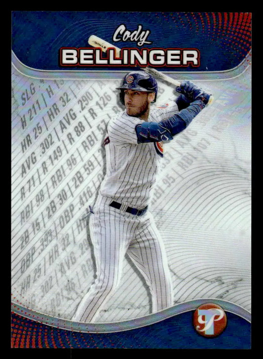 Baseball trading card featuring Cody Bellinger from 2024 Topps Pristine Pristine Production