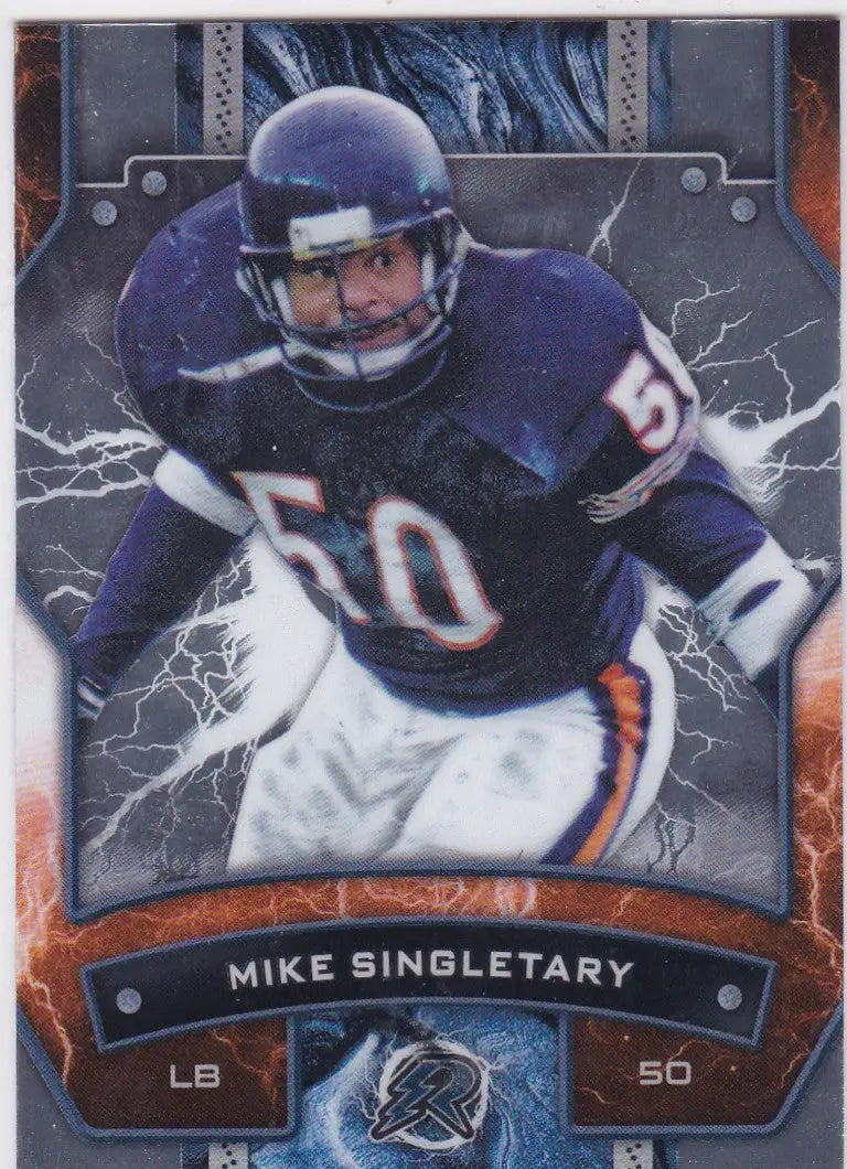 2024 Topps Resurgence Mike Singletary football card featuring Chicago Bears legend