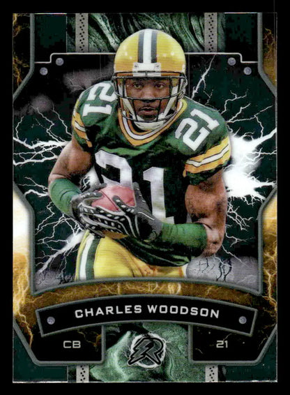 Green Bay Packers Charles Woodson trading card from 2024 Topps Resurgence series