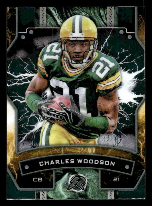 Green Bay Packers Charles Woodson trading card from 2024 Topps Resurgence series