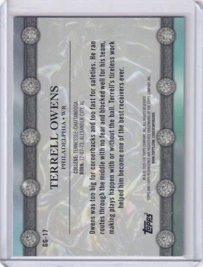 2024 Topps Resurgence Glimmer and Gleam #GG-17 Terrell Owens - Eagles