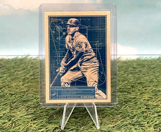 Freddie Freeman trading card from 2024 Topps Series 1 Superstar Blueprint Dodgers