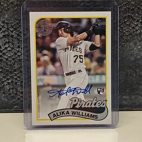 Signed Alika Williams baseball card from 2024 Topps Series 2 Topps Baseball Autographs