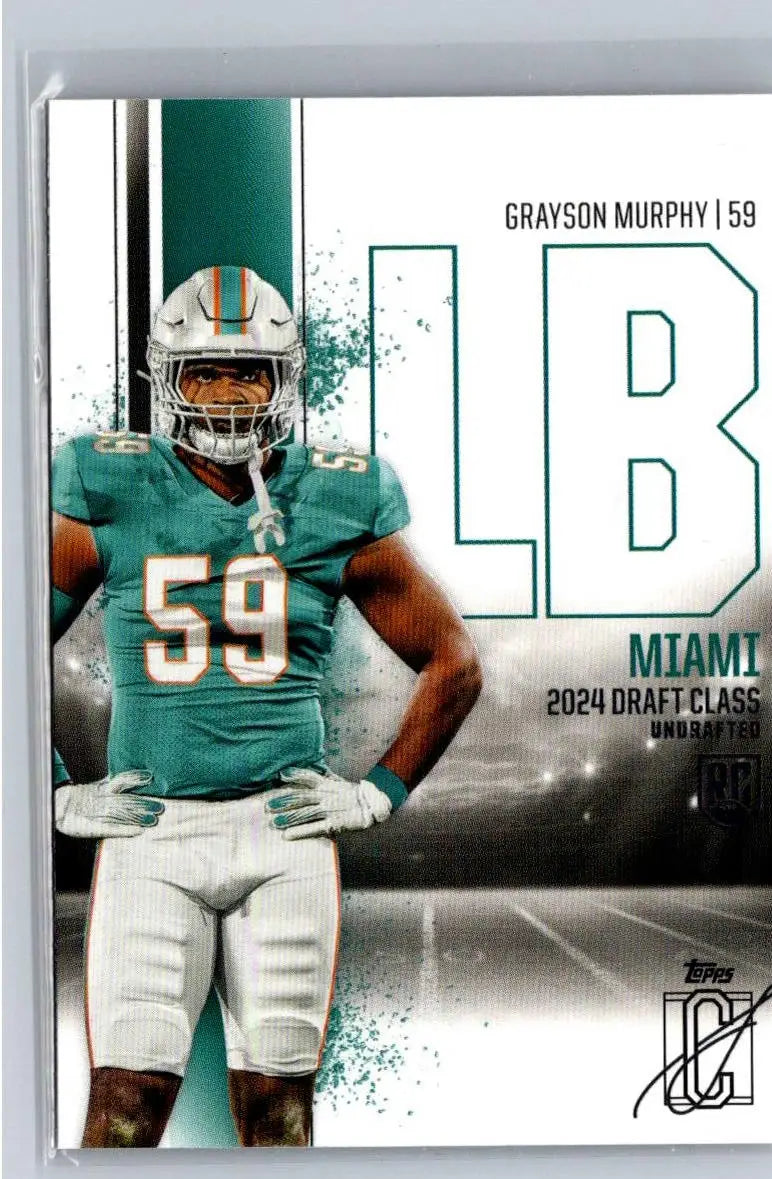 2024 Topps Signature Class Grayson Murphy football card for collectors