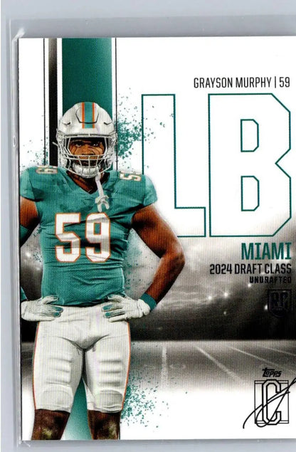 2024 Topps Signature Class Grayson Murphy football card for collectors