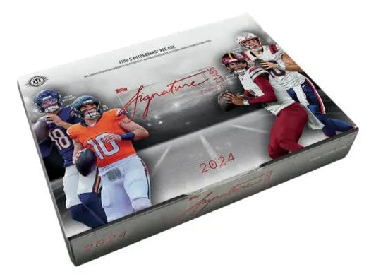 2024 Topps Signature Class Football Hobby Box with Topps Signature cards