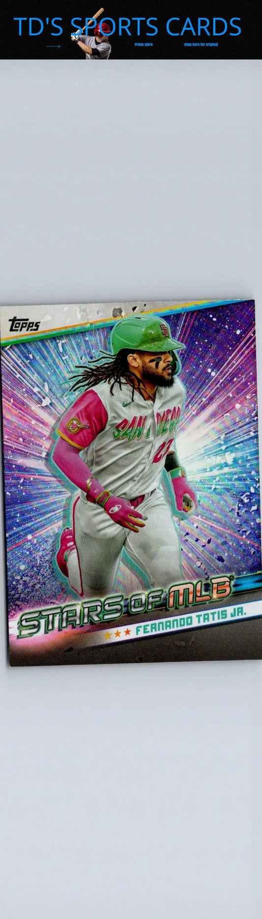 2024 Topps Fernando Tatis Jr Stars of MLB baseball card product image