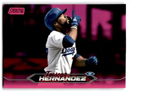 2024 Topps Stadium Club Pink Foil #272 Teoscar Hernandez baseball card original gloss