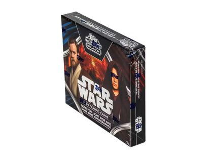 Star Wars trading card box from 2024 Topps Star Wars Chrome Black Hobby Box