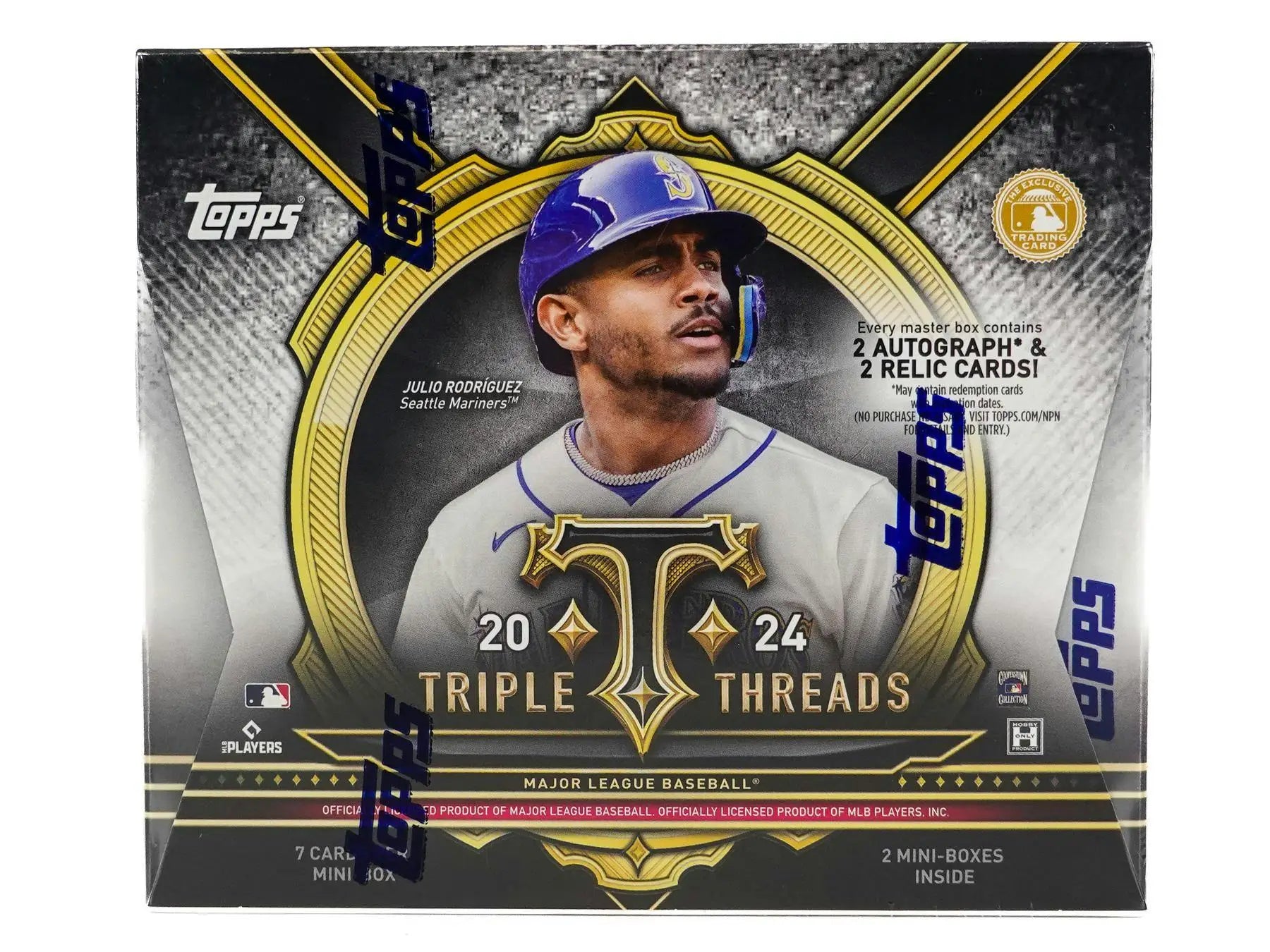 2024 Topps Triple Threads Baseball Hobby Box with relic cards and autograph relics