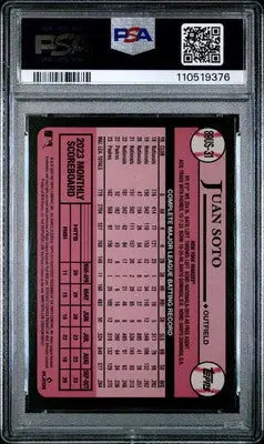 Graded Topps Baseball Juan Soto 1989 Topps Update Blue Baseball PSA 9 card