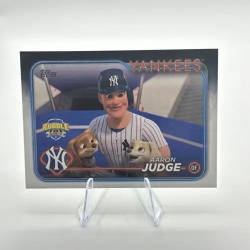 Aaron Judge Paw Patrol SP Insert baseball card from 2024 Topps Update Yankees pp-2