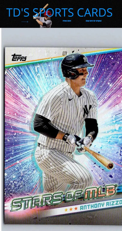 Anthony Rizzo Stars of MLB baseball card from 2024 Topps Update product