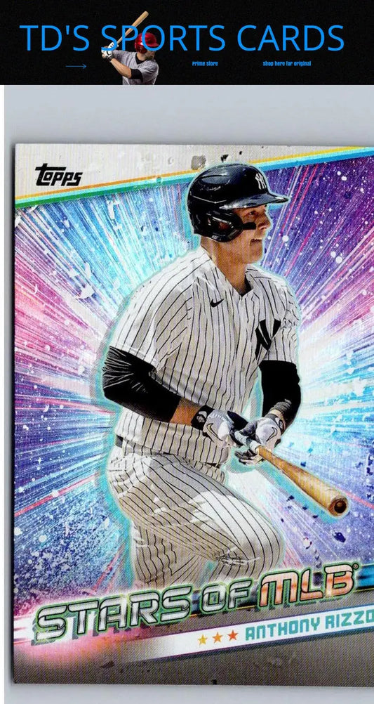 Anthony Rizzo Stars of MLB baseball card from 2024 Topps Update product
