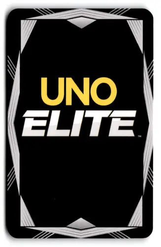 Black UNO Elite Core Edition card with original gloss and UNO ELITE text