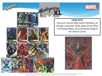 2024 Upper Deck Marvel Masterpieces XL Hobby Box - Non-Sport Sealed