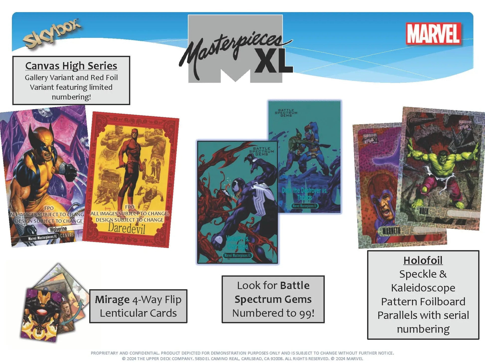 2024 Upper Deck Marvel Masterpieces XL Hobby Box - Non-Sport Sealed