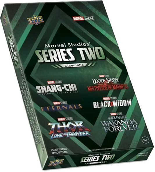 2024 Upper Deck Marvel Studios Series 2 Cinematic Hobby Box with Marvel Studios trading card box