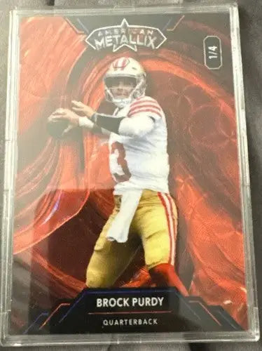 2024 Wild Card American Metallix BROCK PURDY SSP 1/4 San Fran 49ers Color Match!