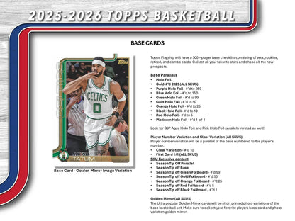 2025-26 Topps Basketball 7-Pack Blaster Box | Columbia Sports Cards