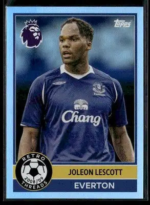 2025-26 Topps Premier League Joleon Lescott Rainbow Foil football trading card