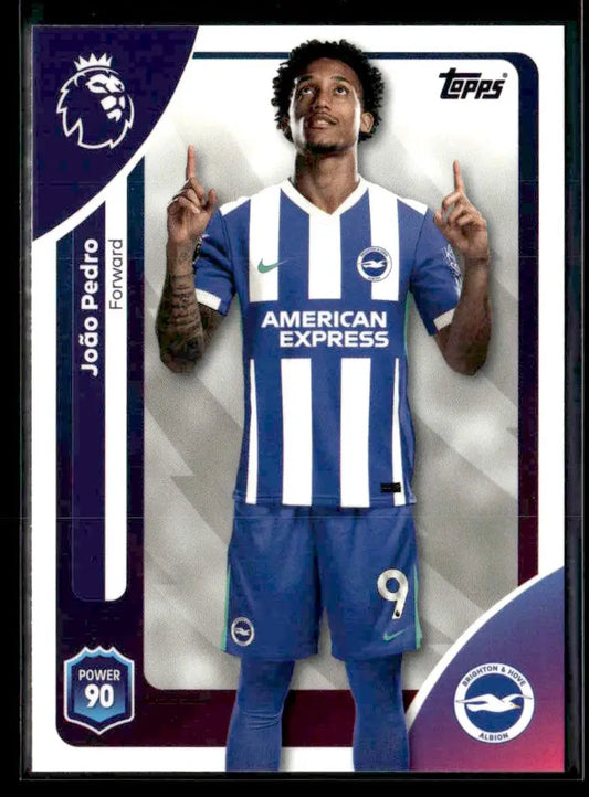 Brighton & Hove Albion football player trading card from 2025-26 Topps Premier League series