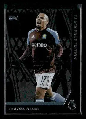 Topps Premier League Black Edge Edition soccer trading card of Donyell Malen