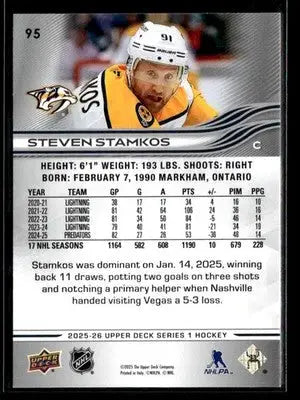 2025-26 Upper Deck #95 Steven Stamkos