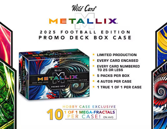 2025 Wild Card Metallix Football Promo Deck Box | Columbia Sports Cards