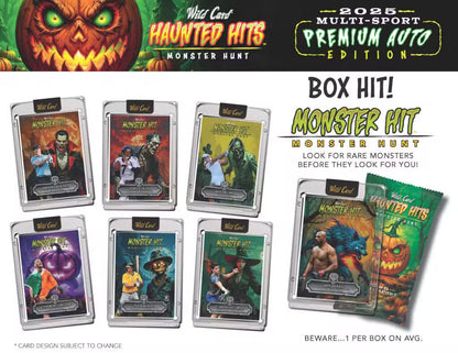 2025 Wild Card Haunted Hits Multi-Sport Premium Auto Edition Hobby Jumbo Box | Columbia Sports Cards