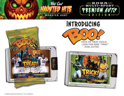 2025 Wild Card Haunted Hits Multi-Sport Premium Auto Edition Hobby Jumbo Box | Columbia Sports Cards