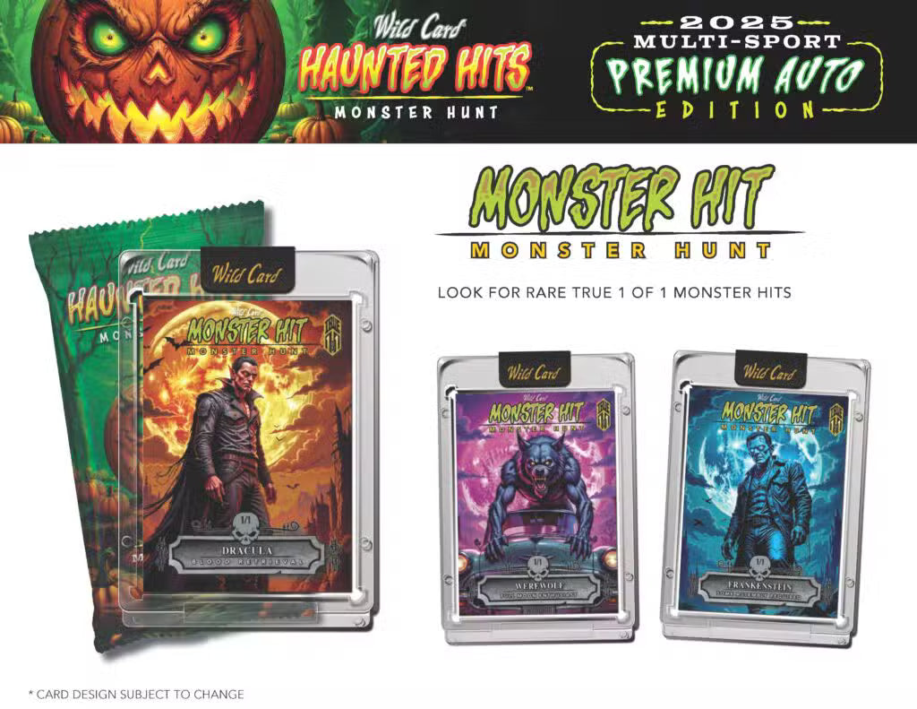 2025 Wild Card Haunted Hits Multi-Sport Premium Auto Edition Hobby Jumbo Box | Columbia Sports Cards