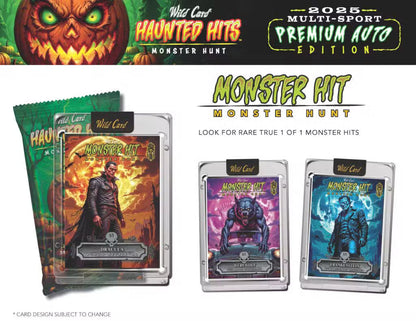 2025 Wild Card Haunted Hits Multi-Sport Premium Auto Edition Hobby Jumbo Box | Columbia Sports Cards