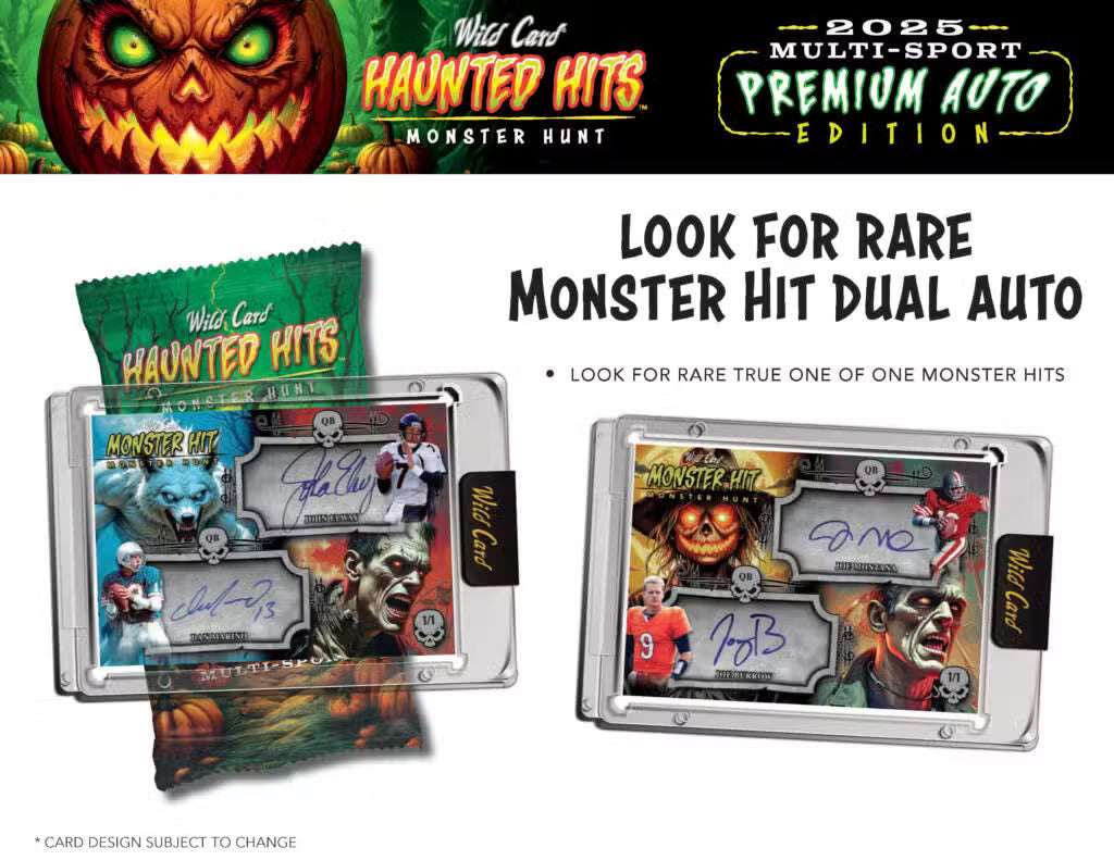 2025 Wild Card Haunted Hits Multi-Sport Premium Auto Edition Hobby Jumbo Box | Columbia Sports Cards